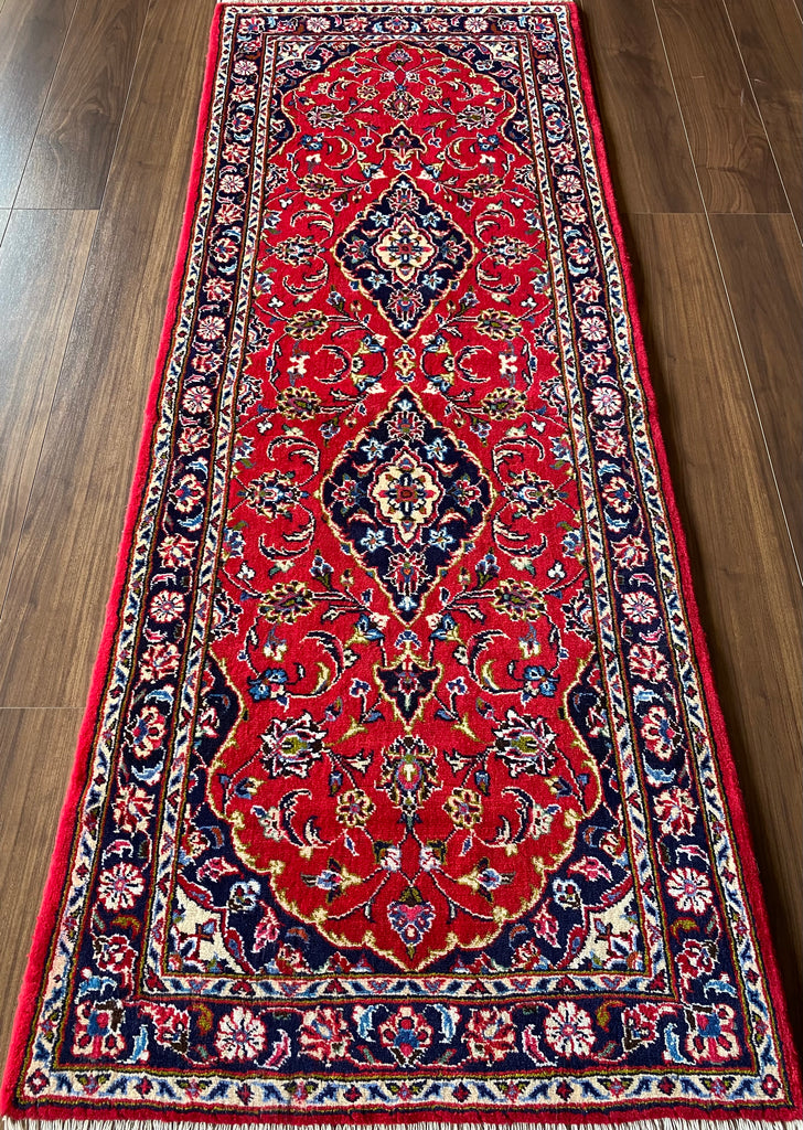 Kashan Persian Carpet Runner 198 × 80cm