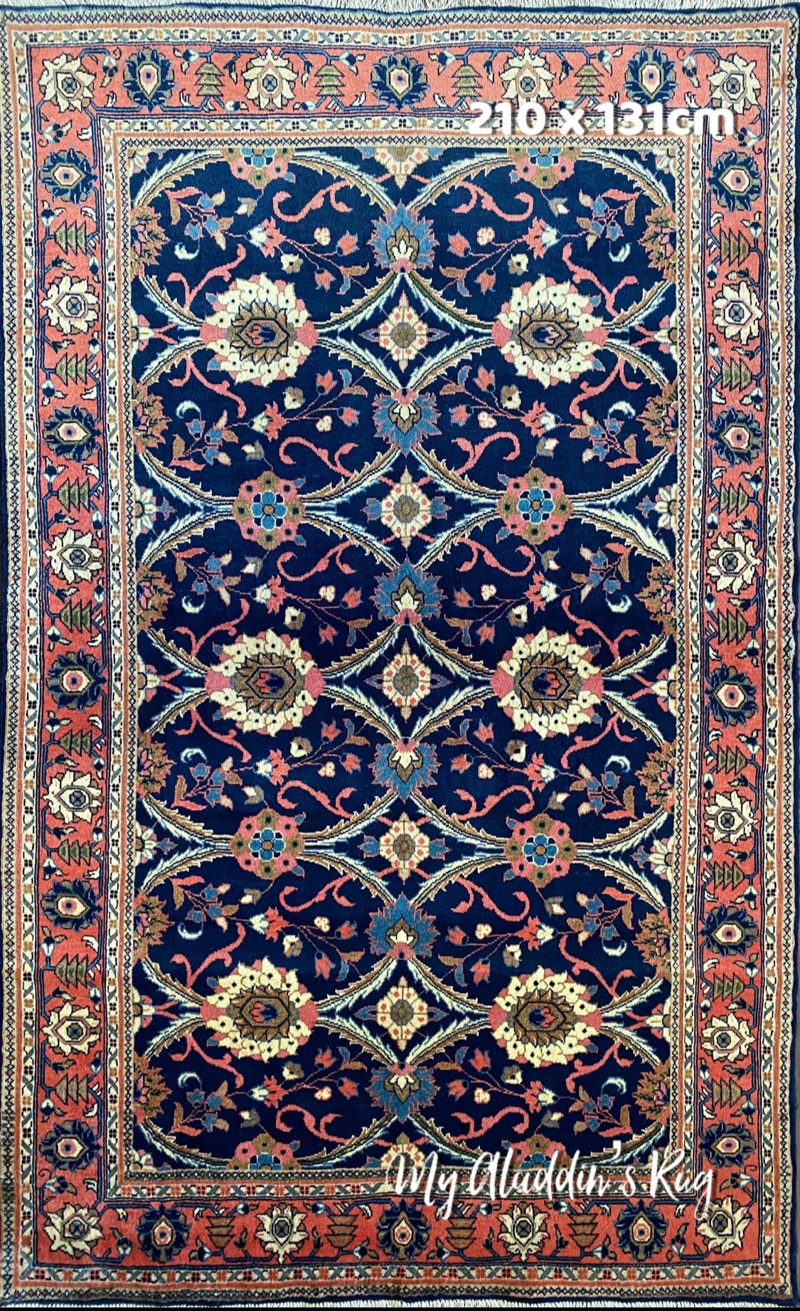 ヴェラミン産 ペルシャ絨毯 210×131cm– MARC My Aladdin's Rug & Carpet
