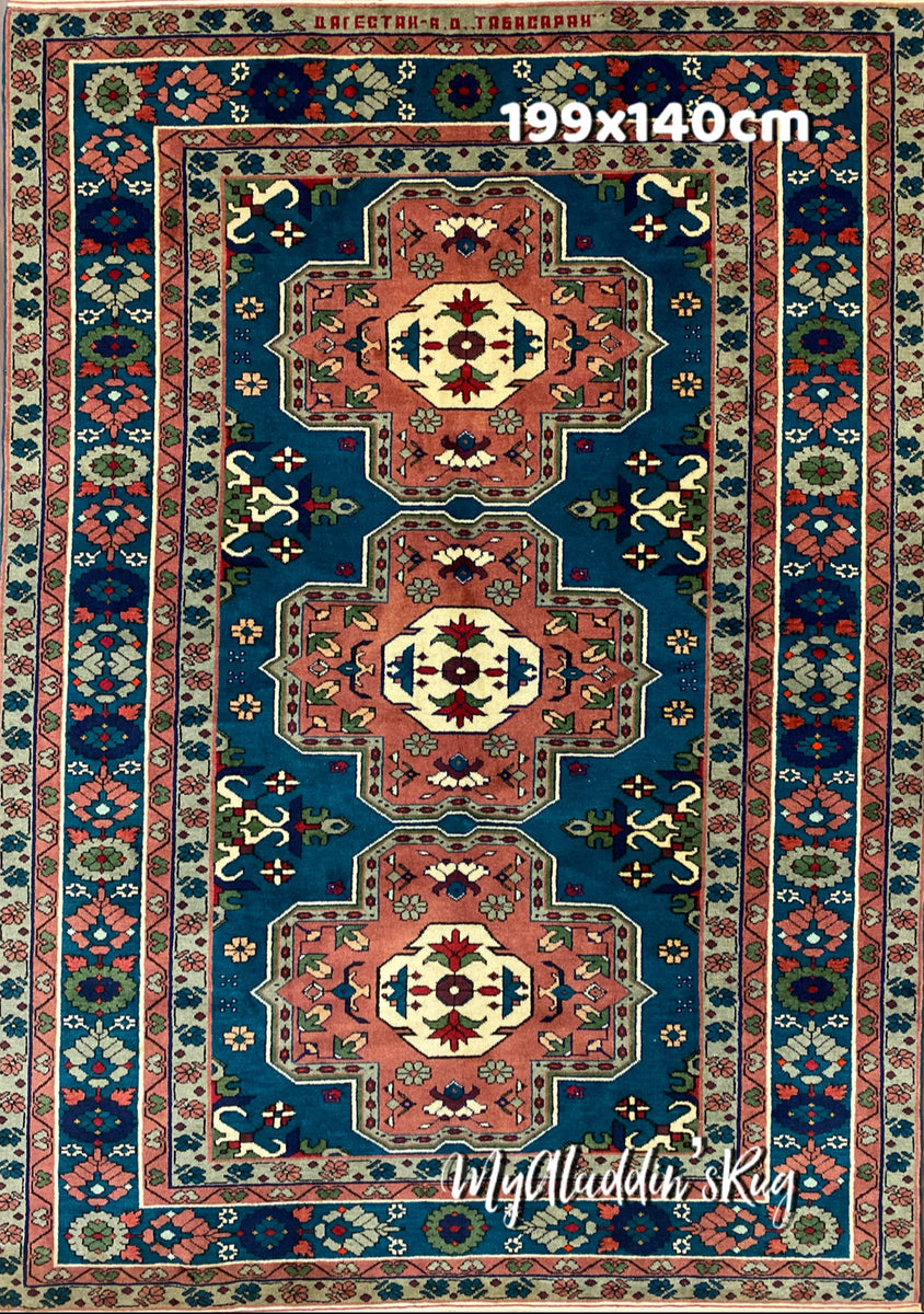 コーカサス絨毯 ロシアン 199×140cm– MARC My Aladdin's Rug 