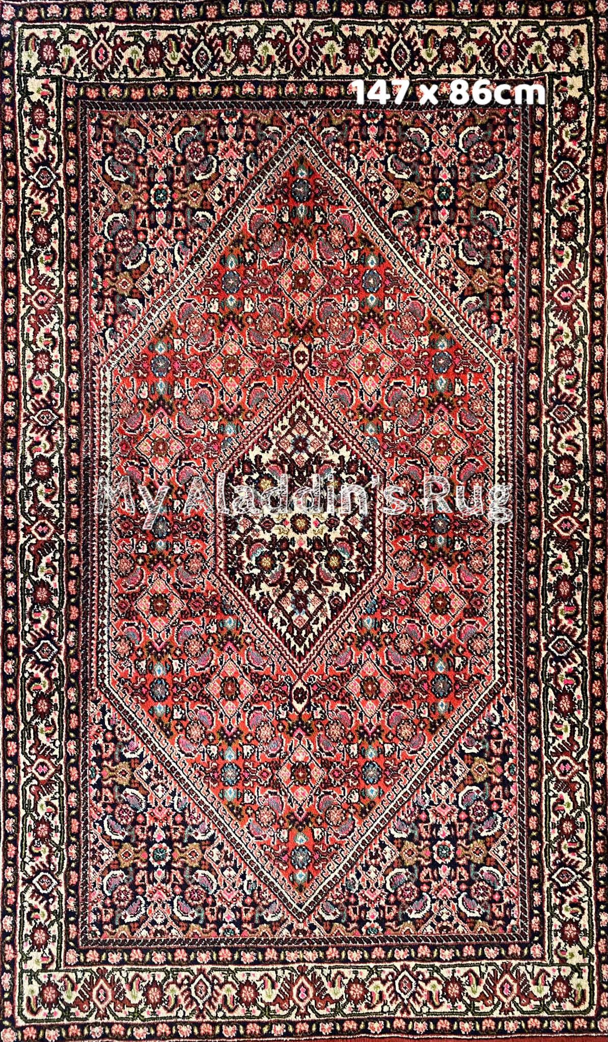 ビジャー産 ペルシャ絨毯 147×86cm– MARC My Aladdin's Rug & Carpet