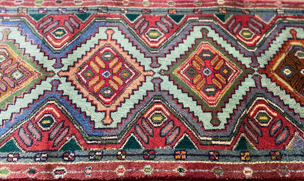 ハマダン産 ペルシャ絨毯 128×55cm