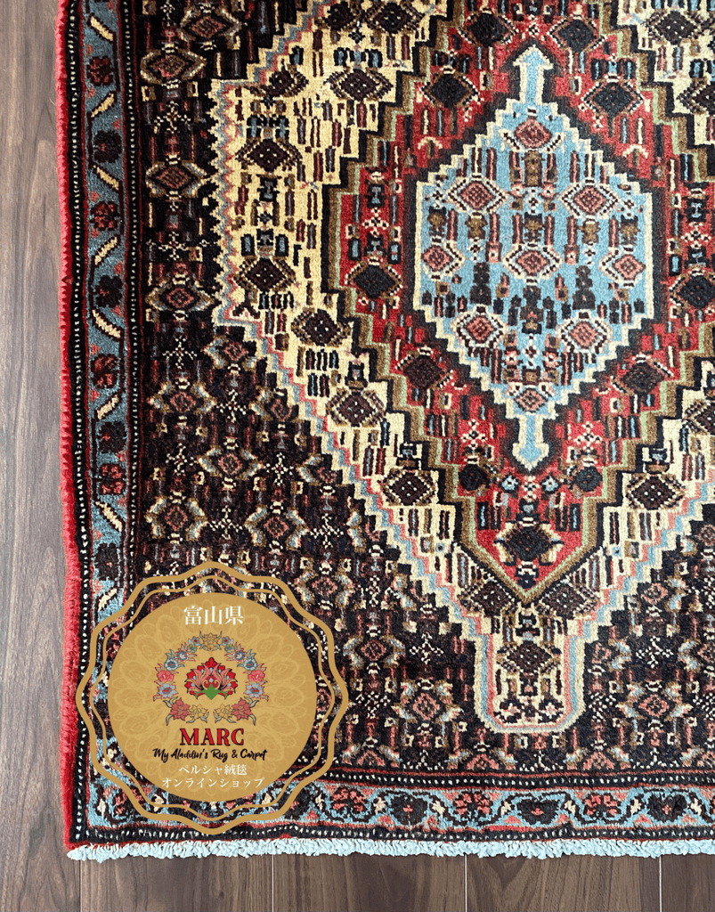 セネ産 ペルシャ絨毯 96×75cm - ラグ/カーペット/マット