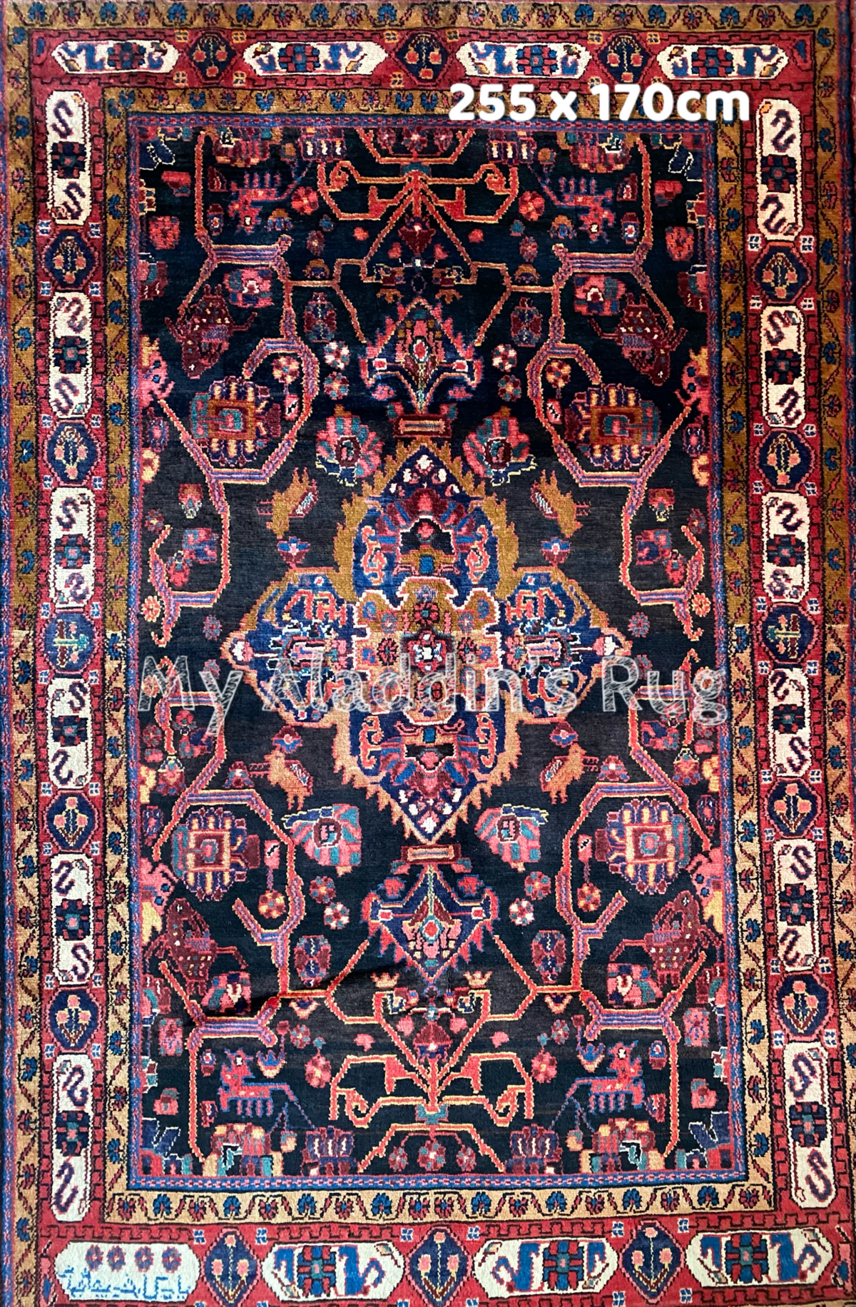 ナハバンド産 ペルシャ絨毯 255×170cm– MARC My Aladdin's Rug & Carpet