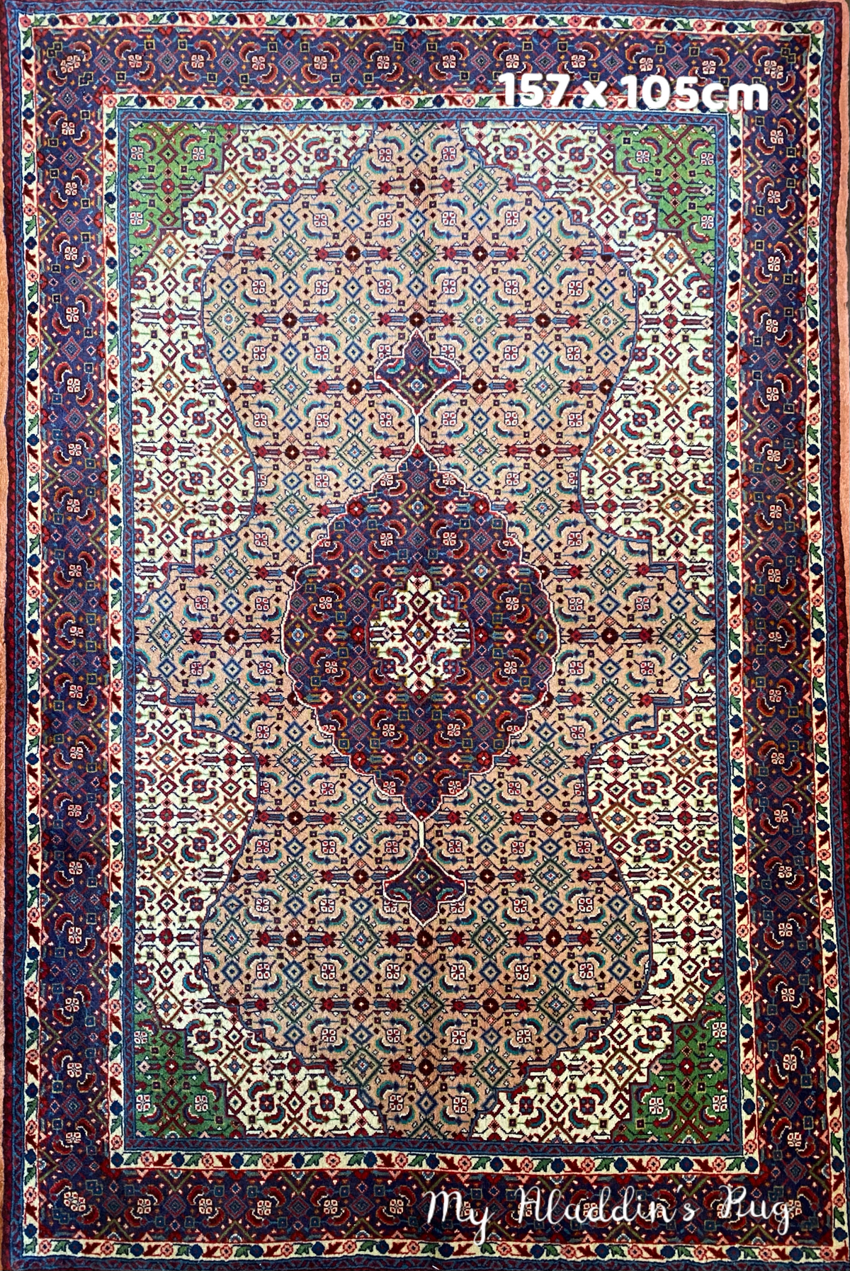 オールド サルーク産 ペルシャ絨毯 157×105cm– MARC My Aladdin's Rug