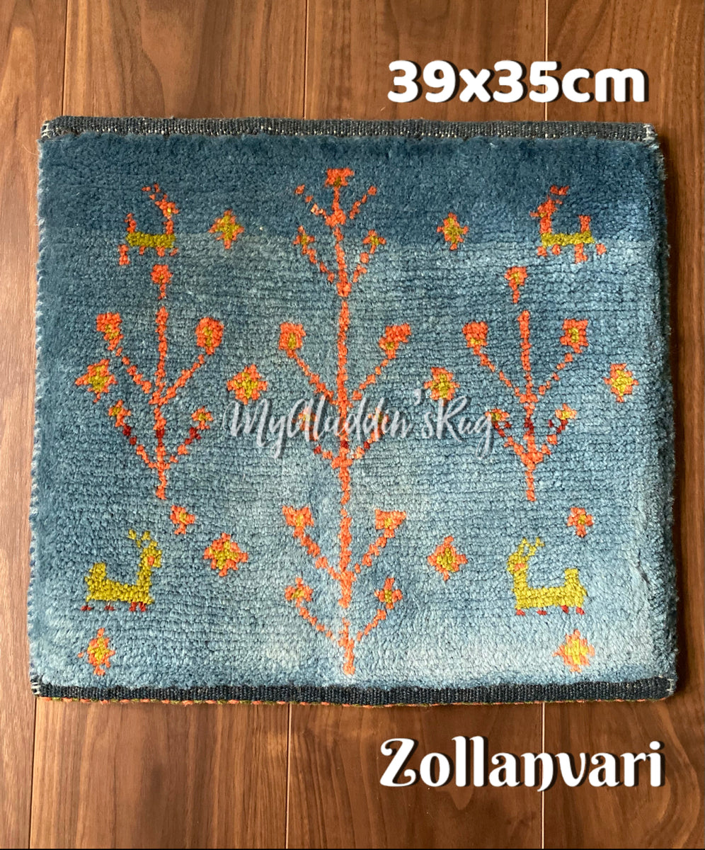 ゾランヴァリ ギャッベ 39×35cm ZOLLANVARI ミニマット– MARC My Aladdin's Rug & Carpet