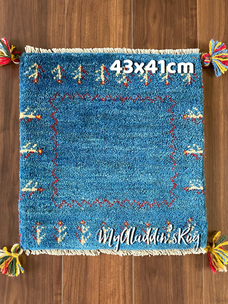 ペルシャ ギャッベ カシュガイ ミニマット 43×41cm QSGM191– MARC My