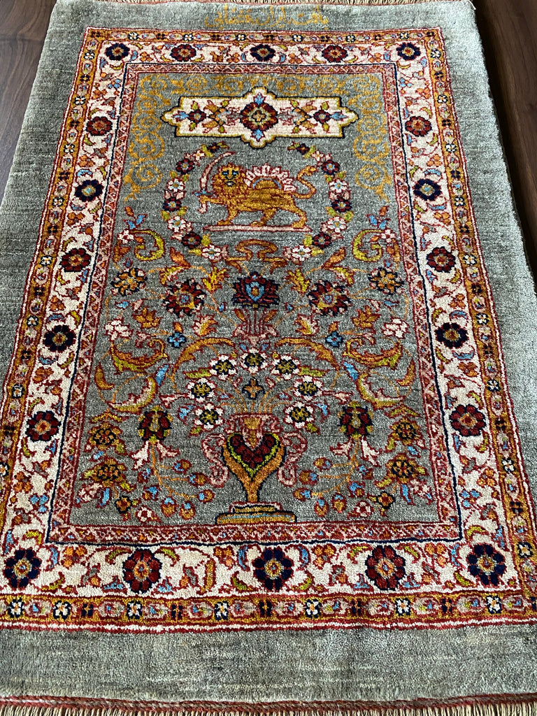 カシュガイ族 手織り絨毯 98×69cm
