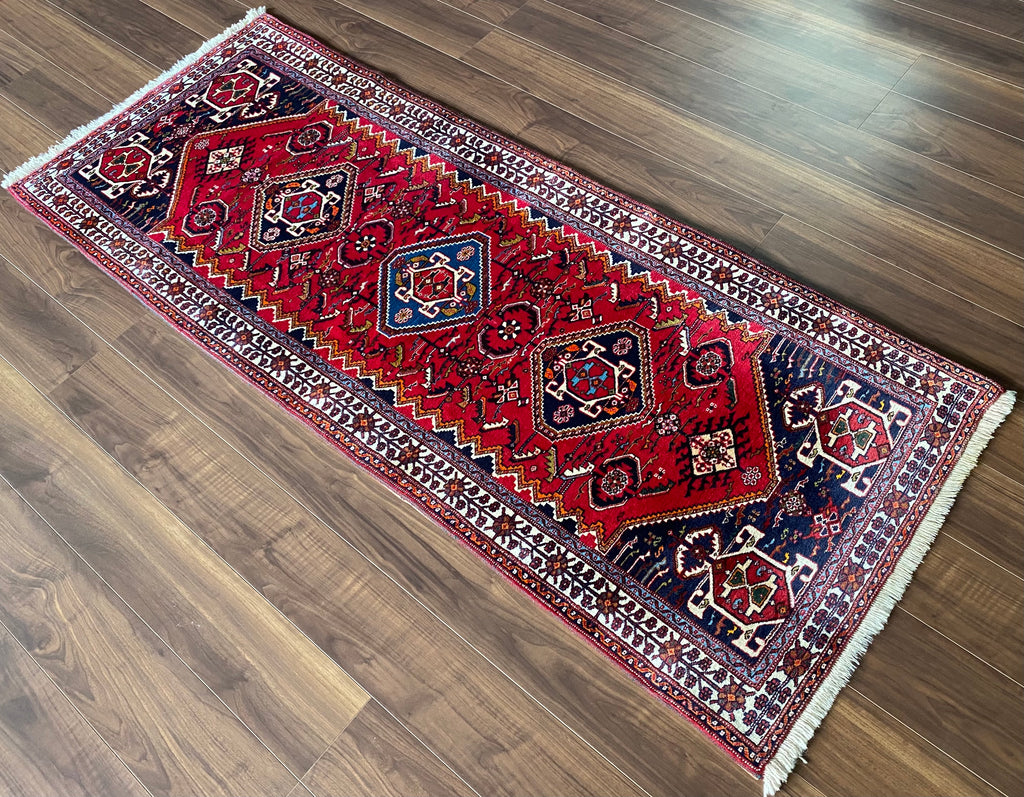 カシュガイ族 トライバルラグ 199×80cm– MARC My Aladdin's Rug & Carpet
