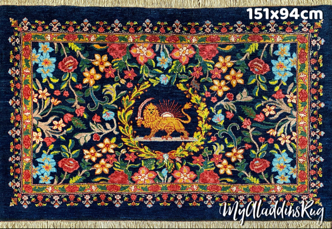 カシュガイ族 手織り絨毯 151×94cm– MARC My Aladdin's Rug & Carpet