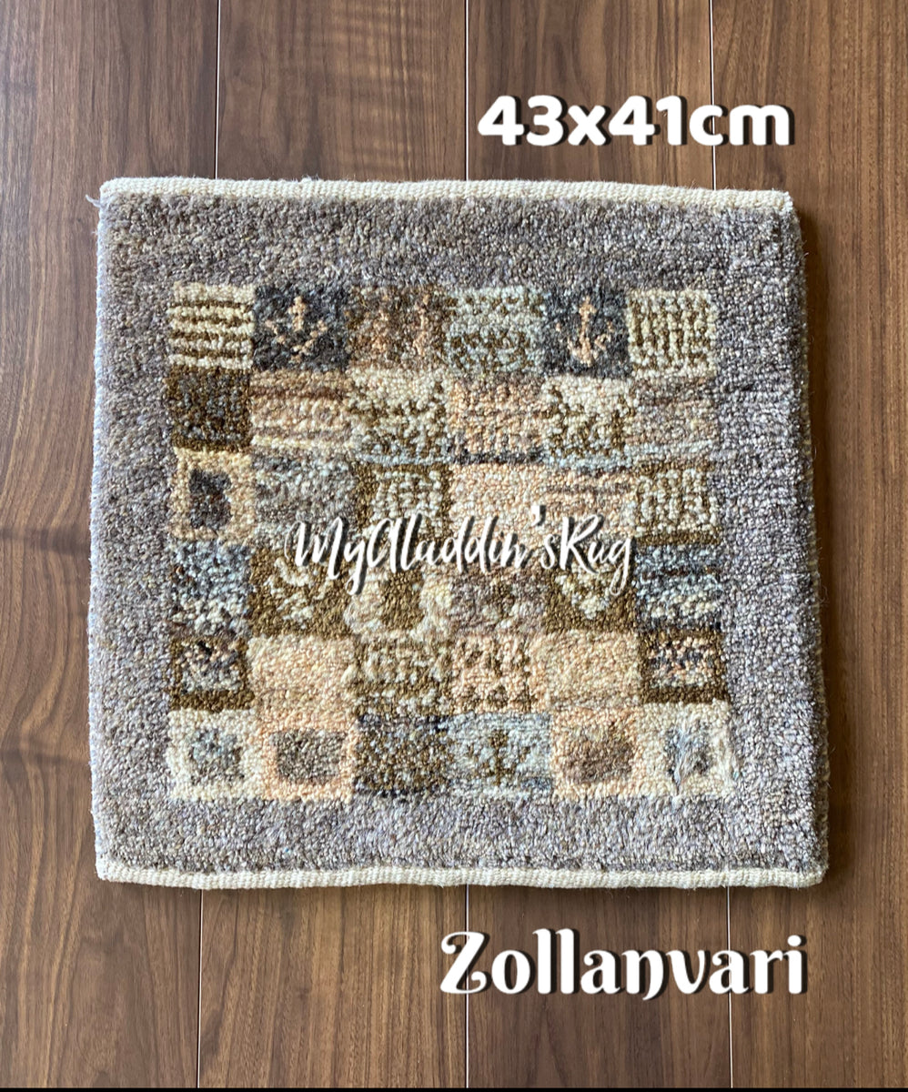 ゾランヴァリ ギャッベ 43×41cm ZOLLANVARI ミニマット– MARC My