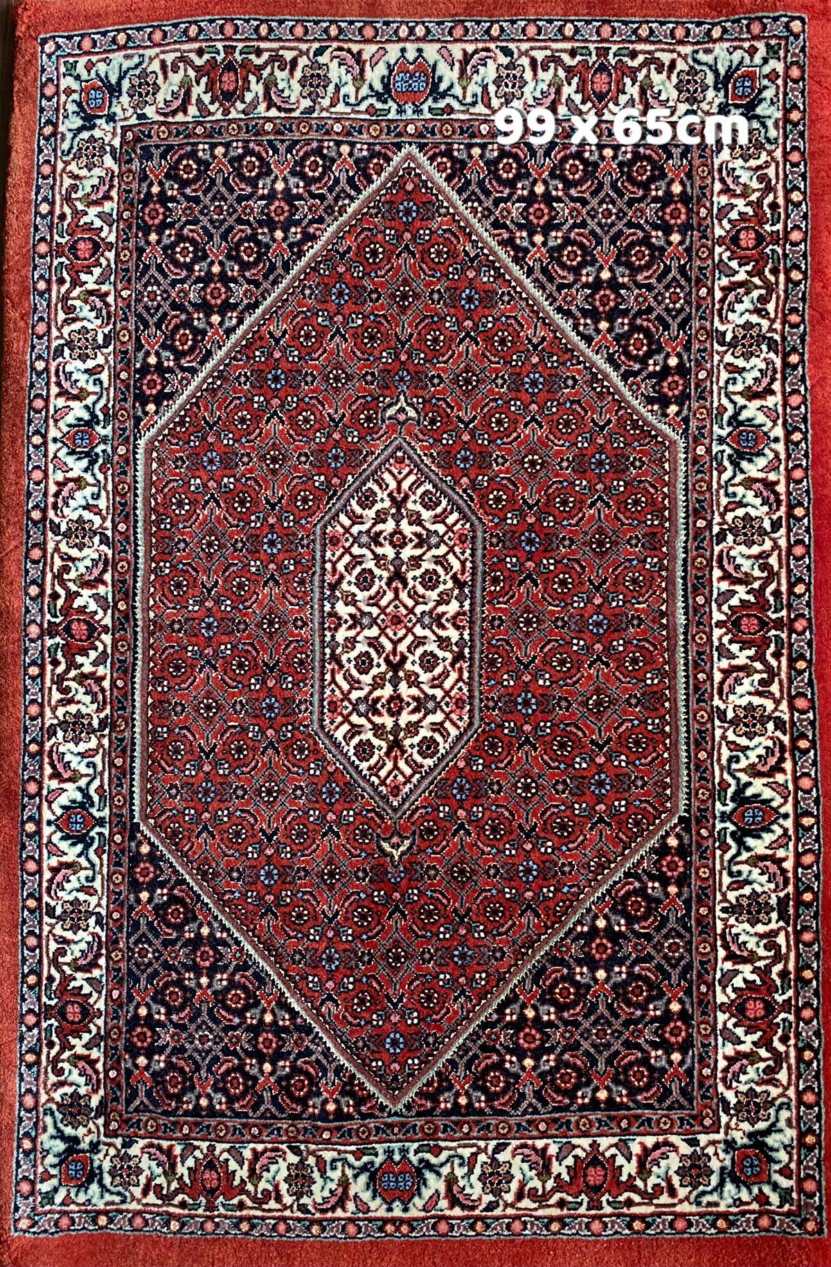 ビジャー産 ペルシャ絨毯 99×65cm
