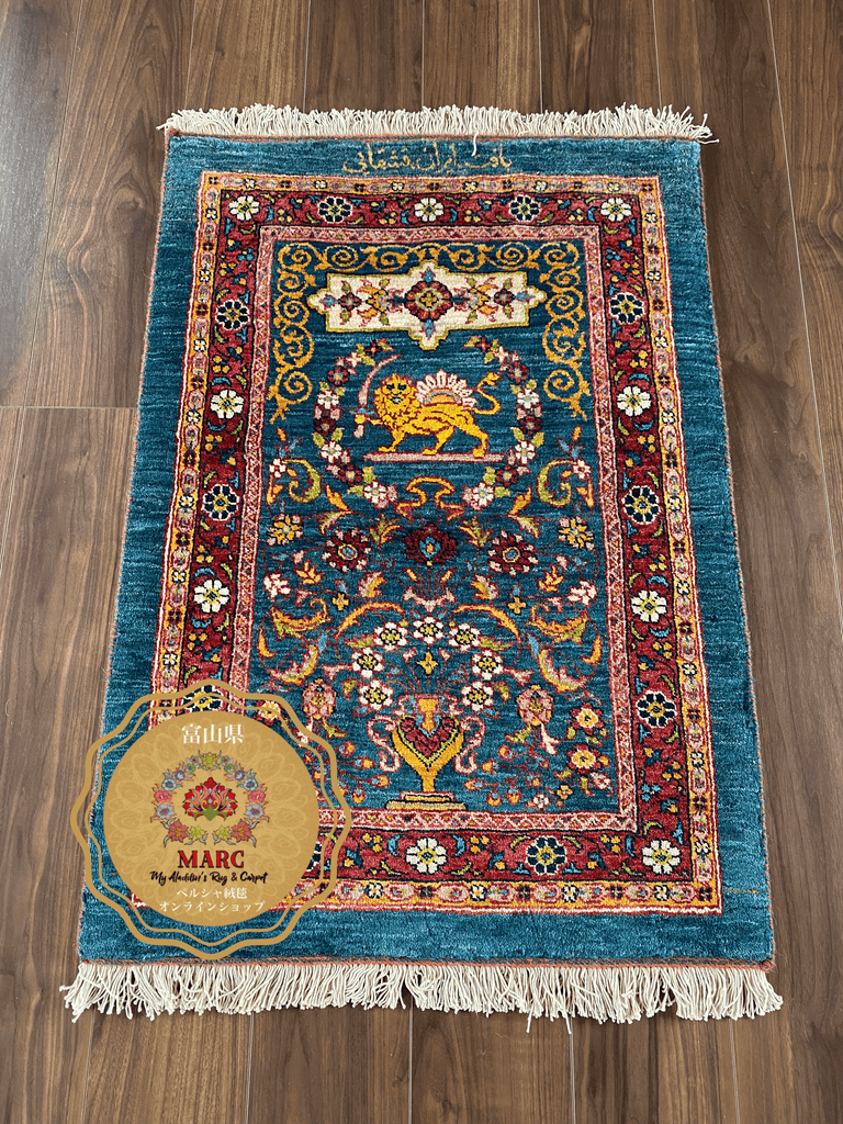 カシュガイ族 手織り絨毯 97×69cm