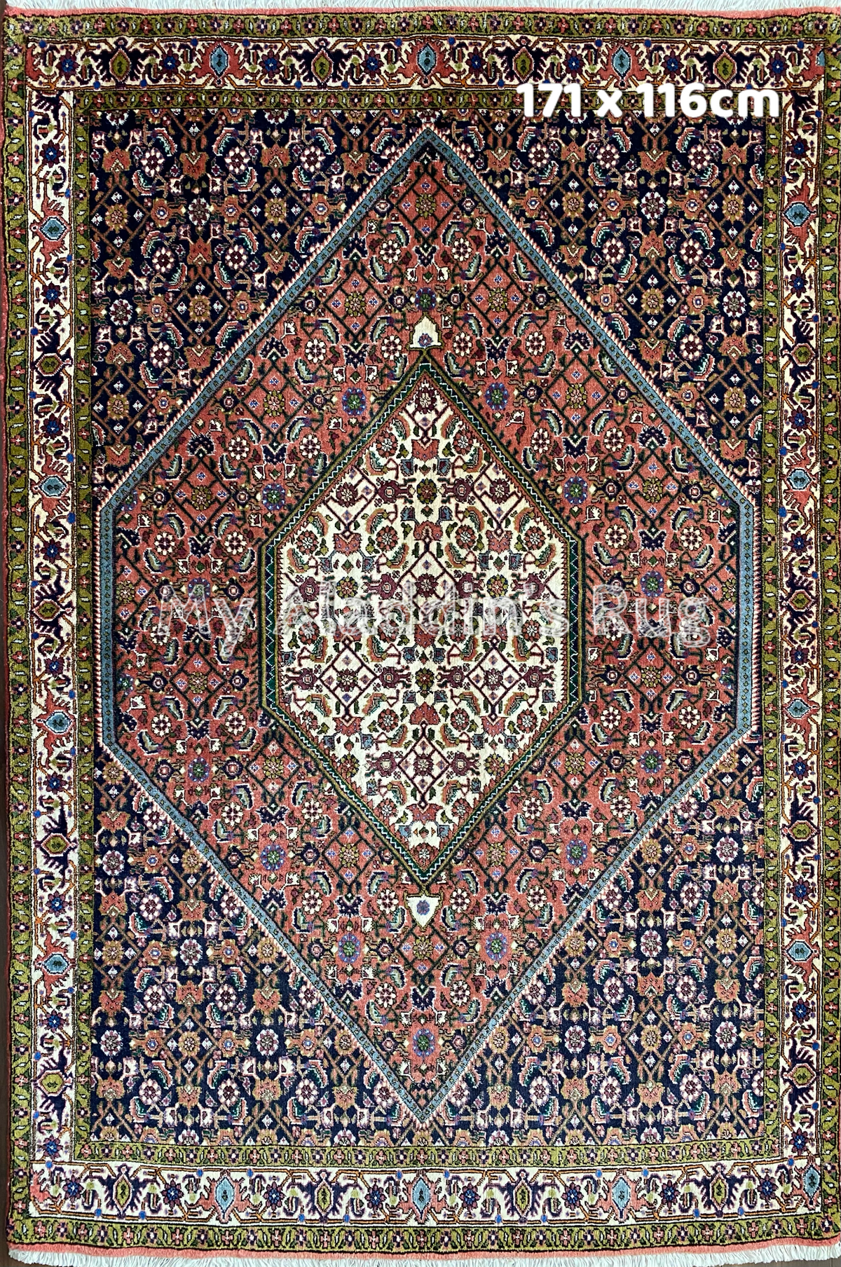 ビジャー産 ペルシャ絨毯 171×116cm– MARC My Aladdin's Rug & Carpet