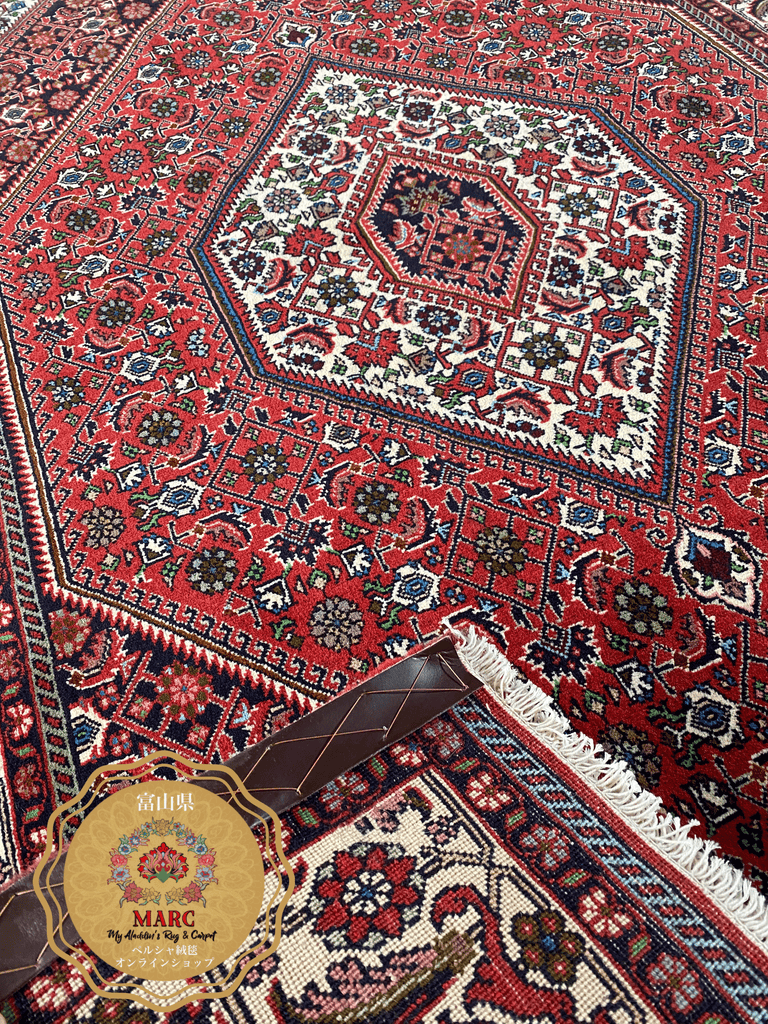 ビジャー/ザンジャン産 ペルシャ絨毯 215×141cm - ラグ